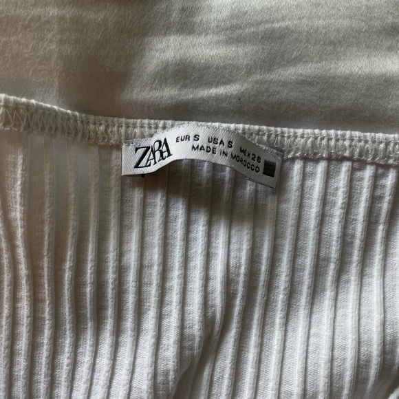 ZARA Cross Ribbed Longsleeve - Picture 2 of 3